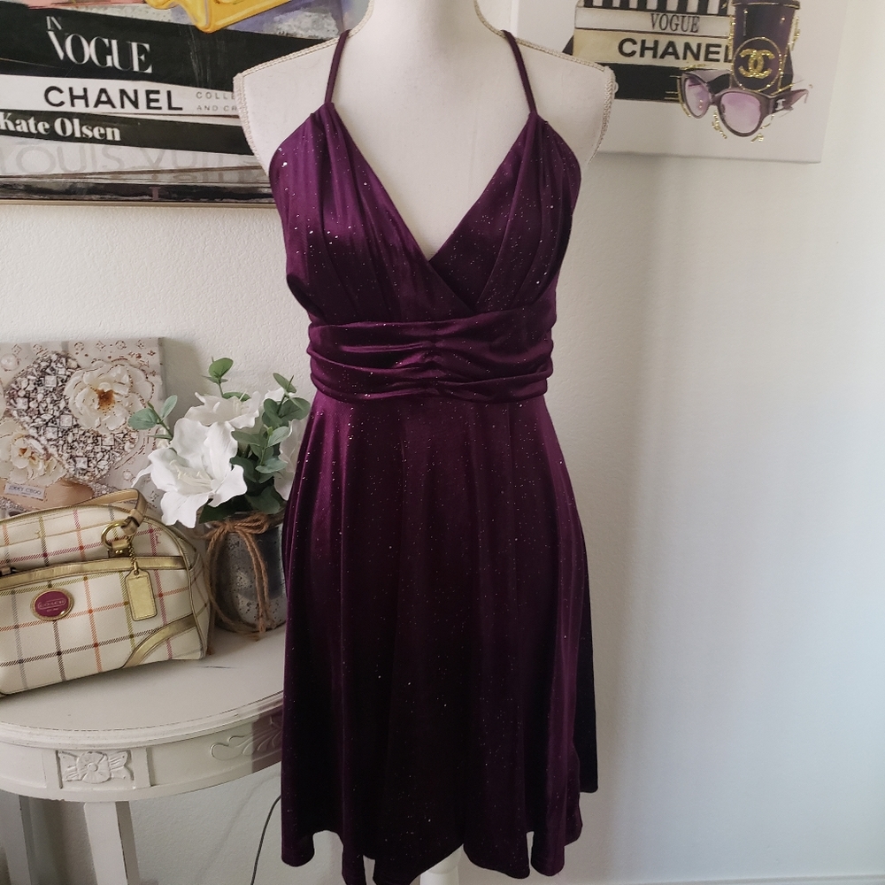 Purple Sparkly Dress